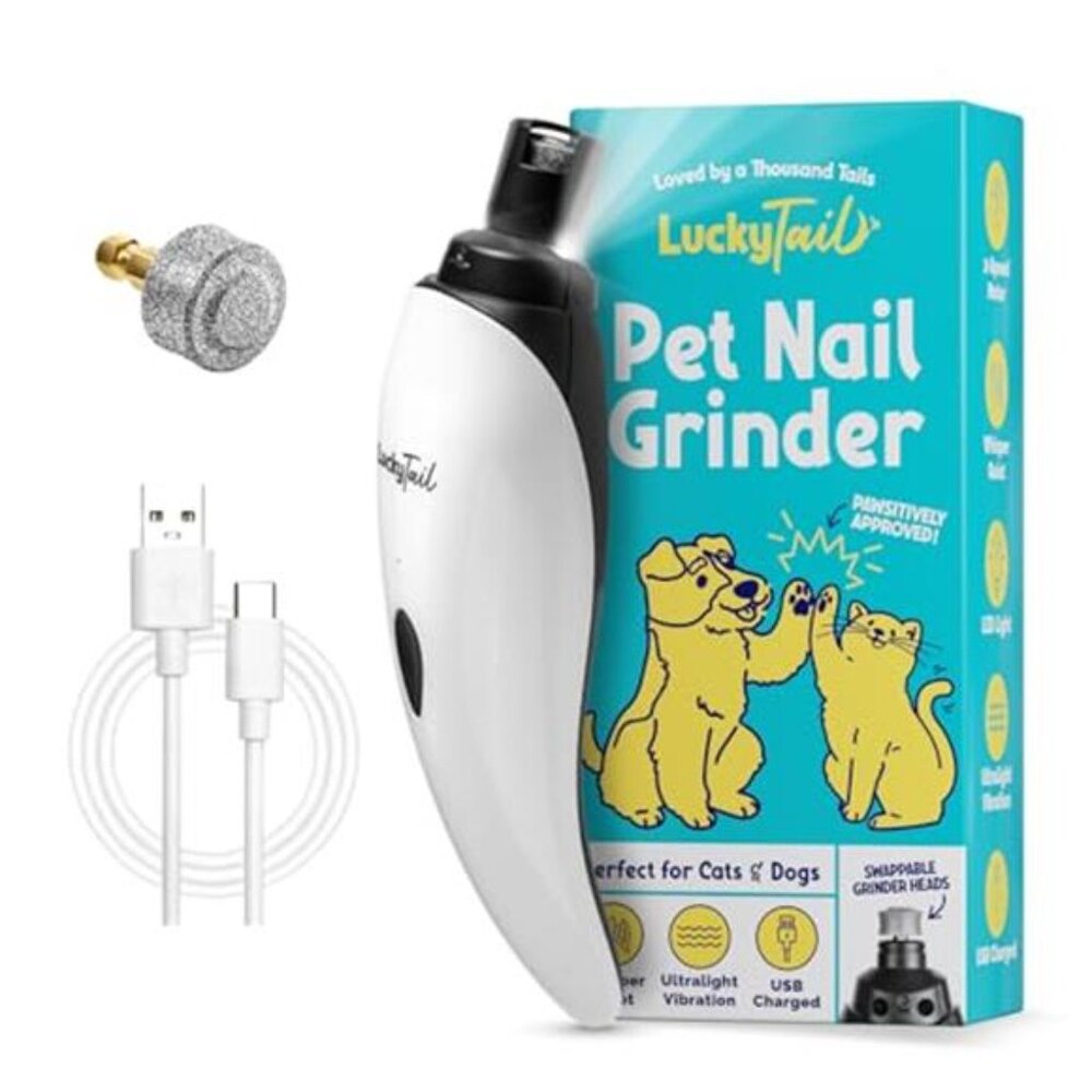 Pet Nail Grinder for Dogs and Cats - Super Quiet and Low Vibration